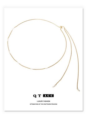 高保色真空电镀真金 轻奢冷淡风天然珍珠项链叠戴双层锆石锁骨链