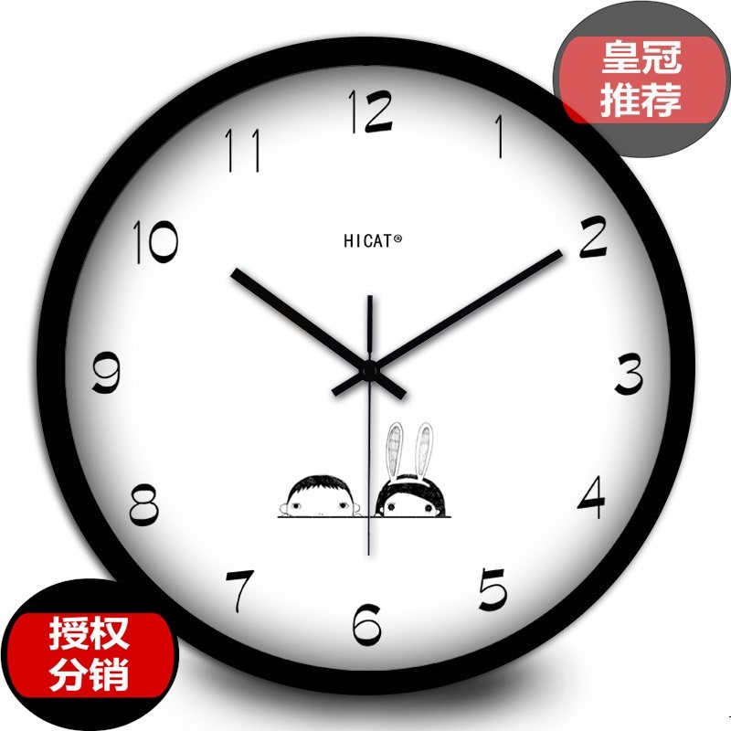 大号超静音石英挂钟客厅卧室家居饰品电子时钟个性创意挂表装修,家居饰品,挂钟,淘宝优惠券,粉丝福利购,淘宝优惠卷