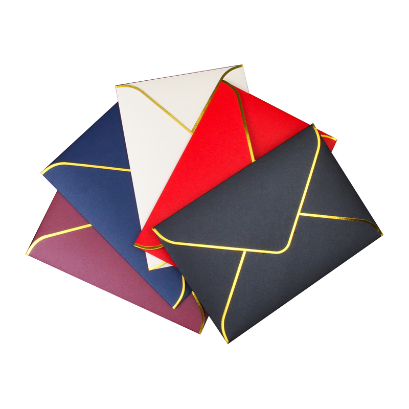 7号信封烫金定制logoA5信封z信纸套装 创意西欧式珠光G邀请函文件