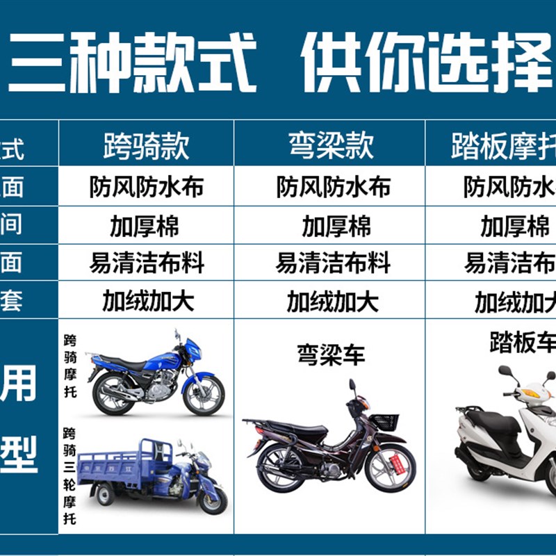 跨骑125摩托车挡风被双面防水弯梁冬季加绒加厚T电动踏板防寒护腿