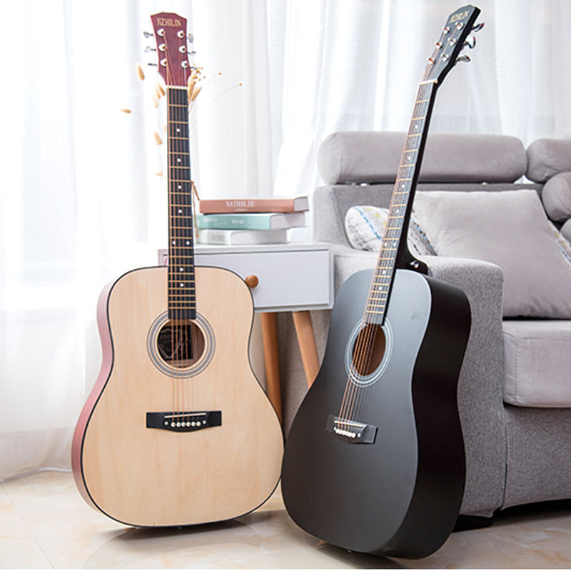 单板41寸3f8寸JIZHILIN民谣木吉他初学者入门学生练习男女乐器