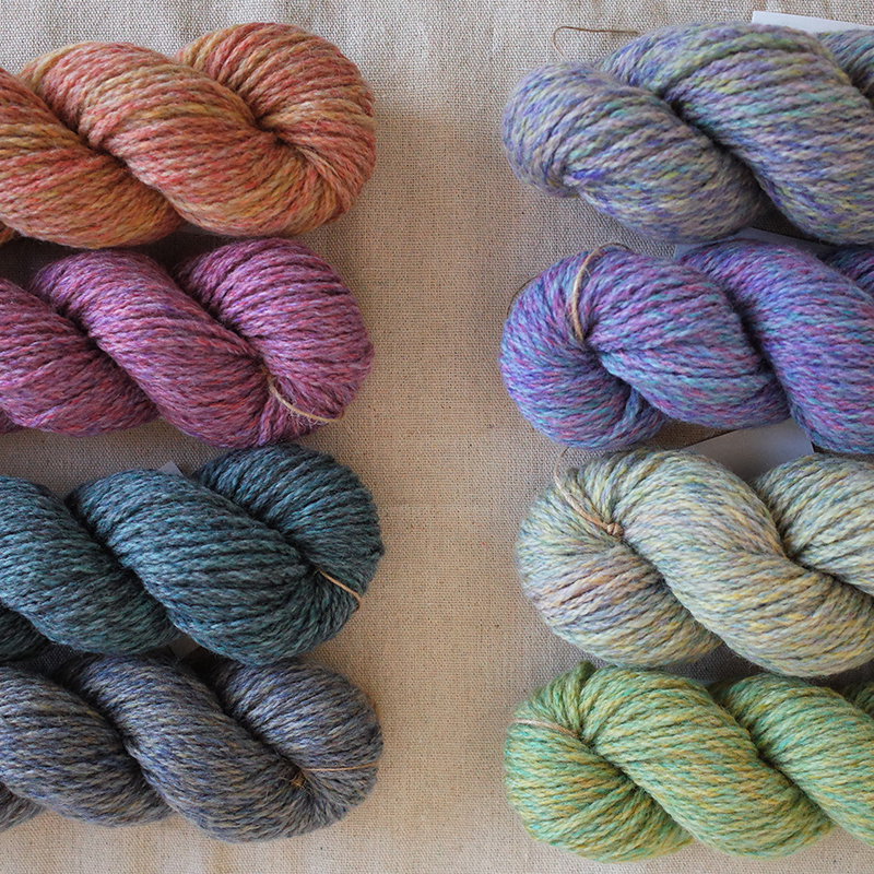 晚棠 100g%羊毛线段染纯羊毛线 手工编织棒针毛线 织毛衣围巾的线