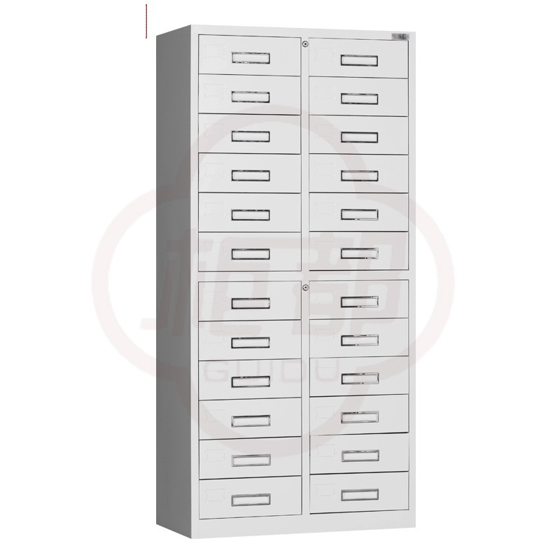 24斗柜24斗文件柜铁皮柜带锁24斗抽屉柜24抽中药柜二十四斗办公柜