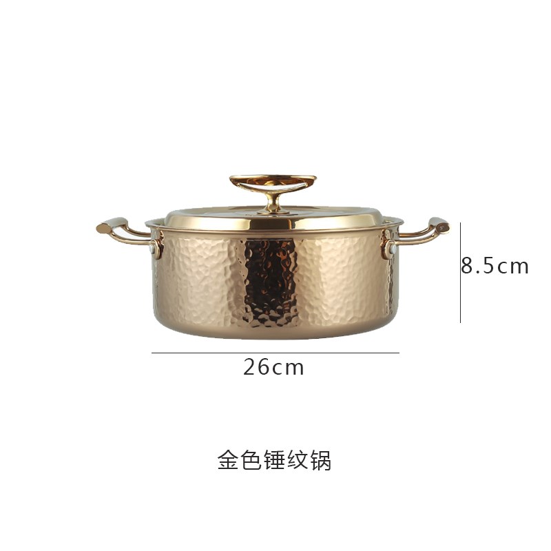 样板间展厅厨房台面软装饰品摆件不锈钢锅具调味罐道具组合新中式