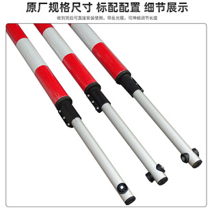 道闸栏杆圆形通用红门防撞道闸杆泡沫圆杆停车场小区挡拦车升降杆