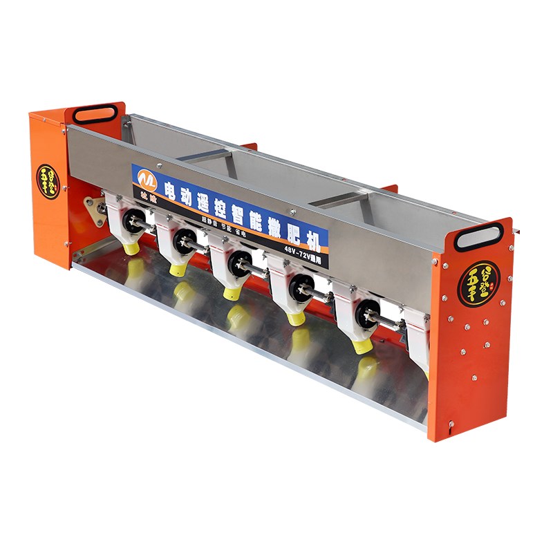 48V72V农用三轮车施肥机后挂电动撒肥机多功能加厚不锈钢撒肥神器