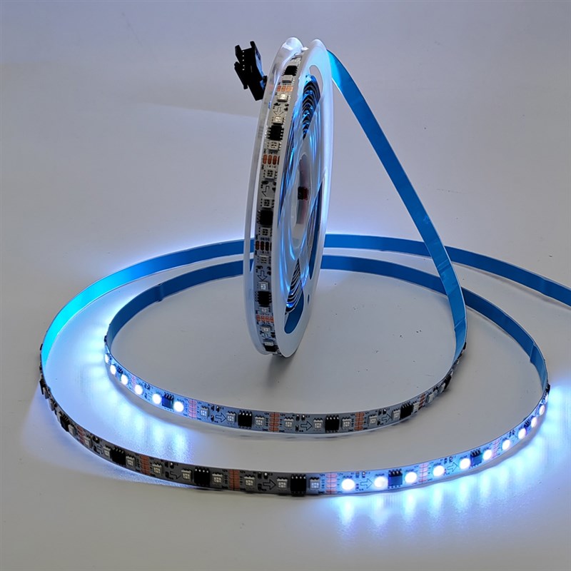 3535rgb流水跑马全彩氛围软灯条12V16703断点续传灯带幻彩可编程