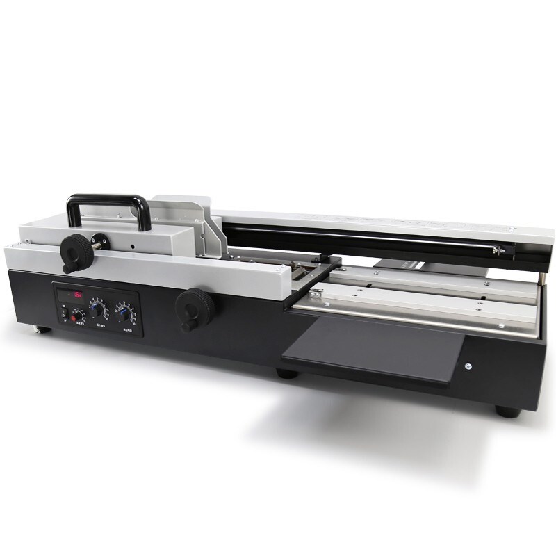 歌派JZ-40W自动无线胶装机 热熔胶粒电动装订机 合同标书文件