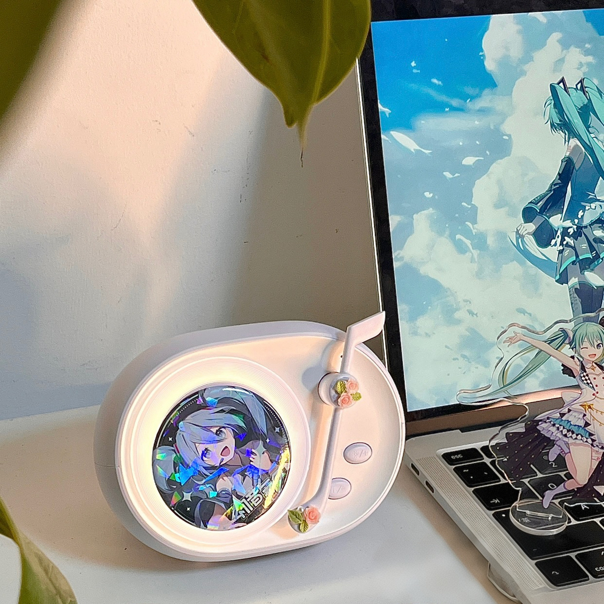 二次元唱片蓝牙音响谷美吧唧动漫生日礼物新年女生送闺蜜初音未来