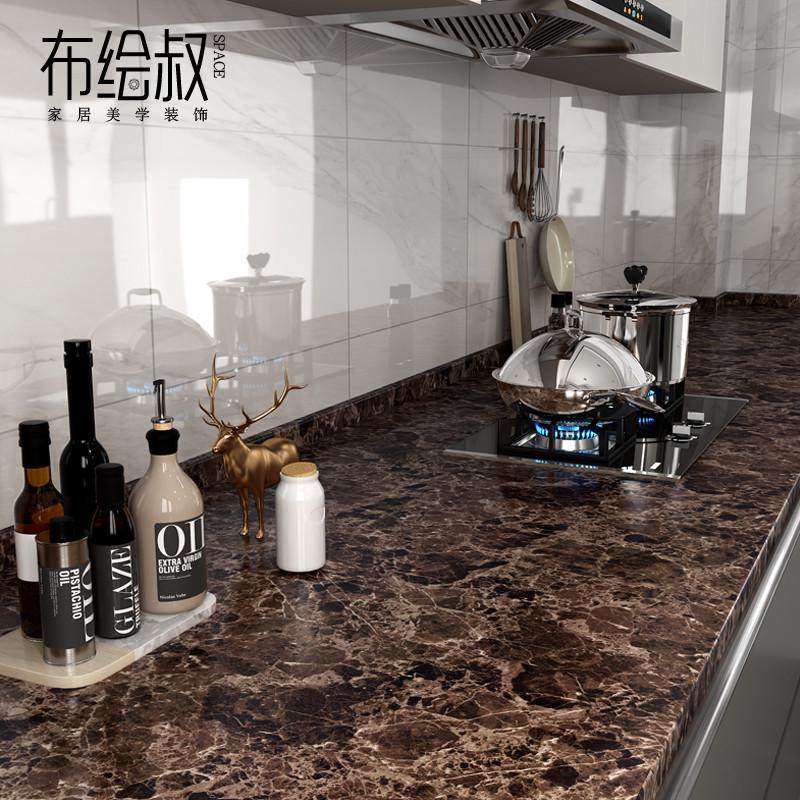厨房防水防油贴纸大理石桌面灶台面保护膜贴膜自粘墙纸防潮防火耐,家居饰品,玻璃膜/贴,淘宝优惠券,粉丝福利购,淘宝优惠卷