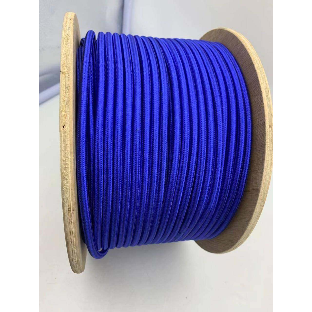 纯铜音响线音箱线带防护网纯铜护套线兰色18GA100米