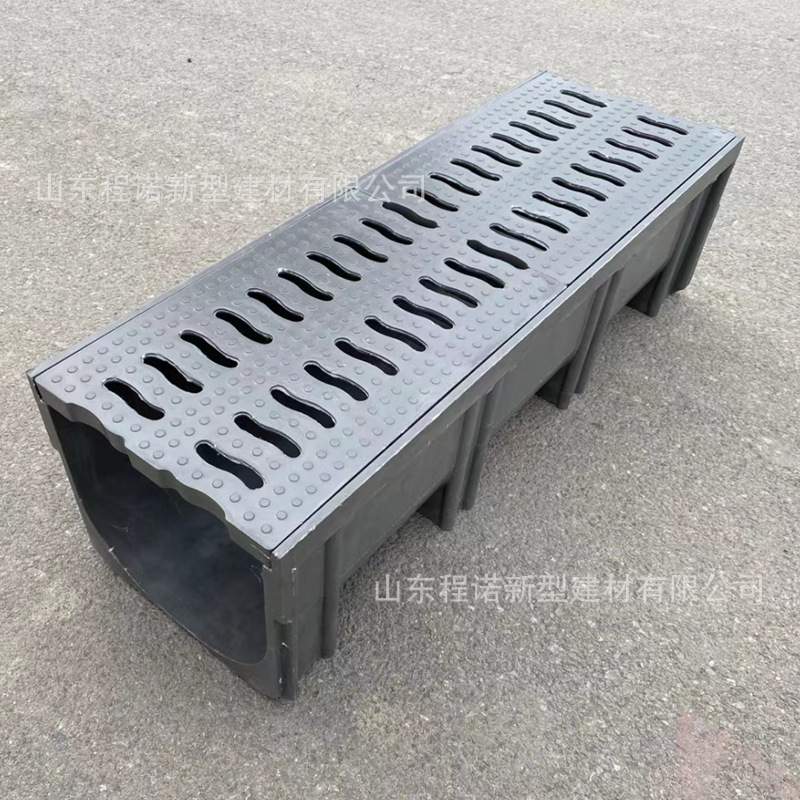 排水沟 树脂U型水沟槽成品线性排水沟混凝土缝隙式不锈钢水沟盖板
