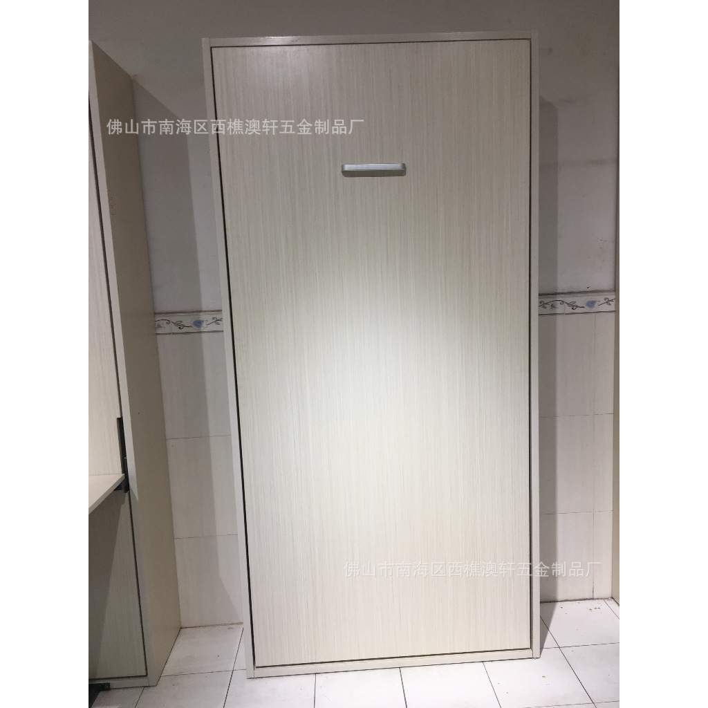 隐形柜体 1.5米壁床 折叠柜 正翻 侧翻电动手动隐形床带书台