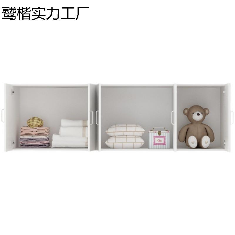 顶柜储物柜衣柜顶部收纳柜吊柜墙壁柜衣柜加高顶柜单卖实木质