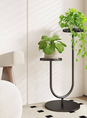 室内户外植物架角落金属植物架盆栽花盆支架展示架用于庭院花园阳