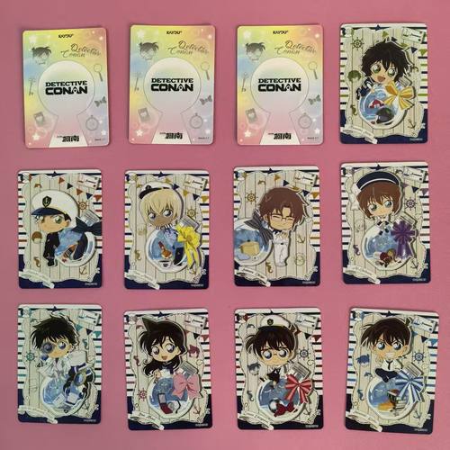【正版】名侦探柯南周边卡片收藏卡片全套QR柯南卡片工藤新一单卡