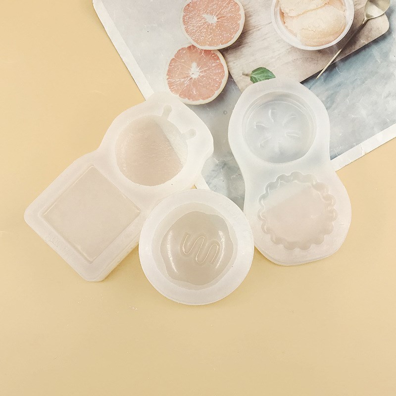 速发jc汉堡捏捏模具 jc蛋包饭汉堡捏捏硅胶模具 级硅胶  手工翻模