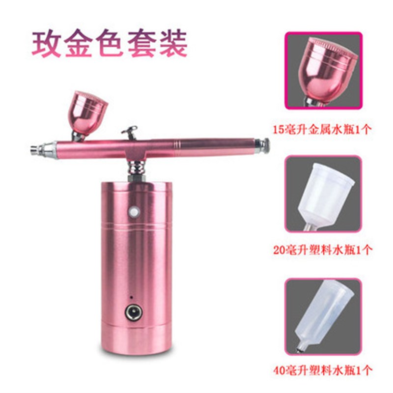 速发#模型绘画喷漆笔充电喷笔气泵套装喷枪油漆颜料上色渐变美甲