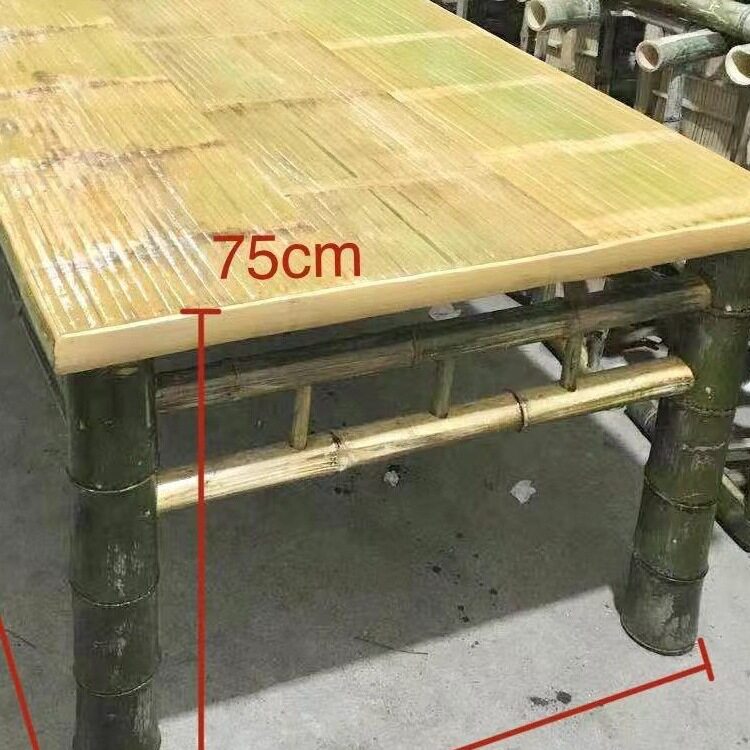 手工镶嵌制作竹桌椅套装阳台桌椅凳子竹家具茶几桌直销竹桌椅dω