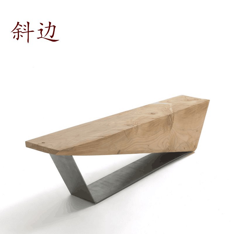北欧原木长条凳实木凳子时尚换鞋凳床尾凳长凳装饰凳长木墩休息凳