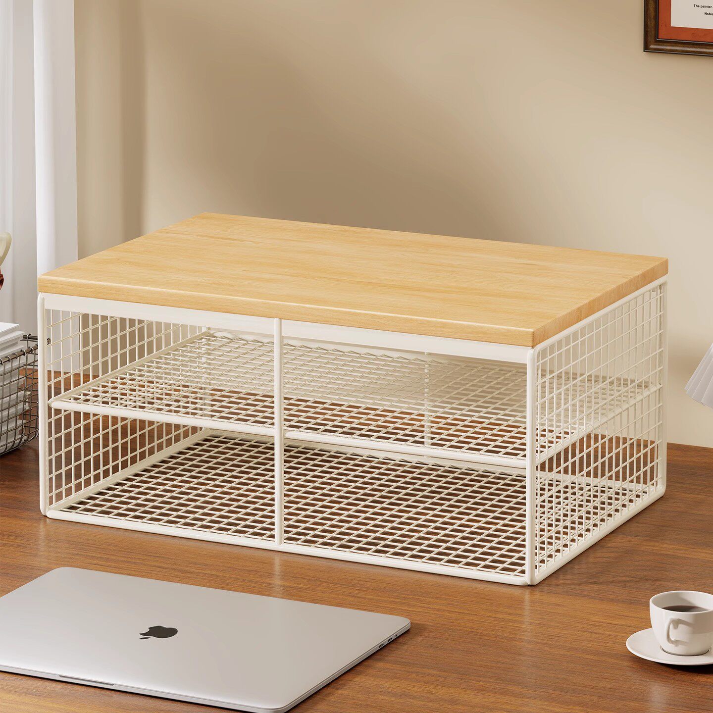 办公室桌面打印机架子置物架多层文件柜工位收纳推车复印机落地框