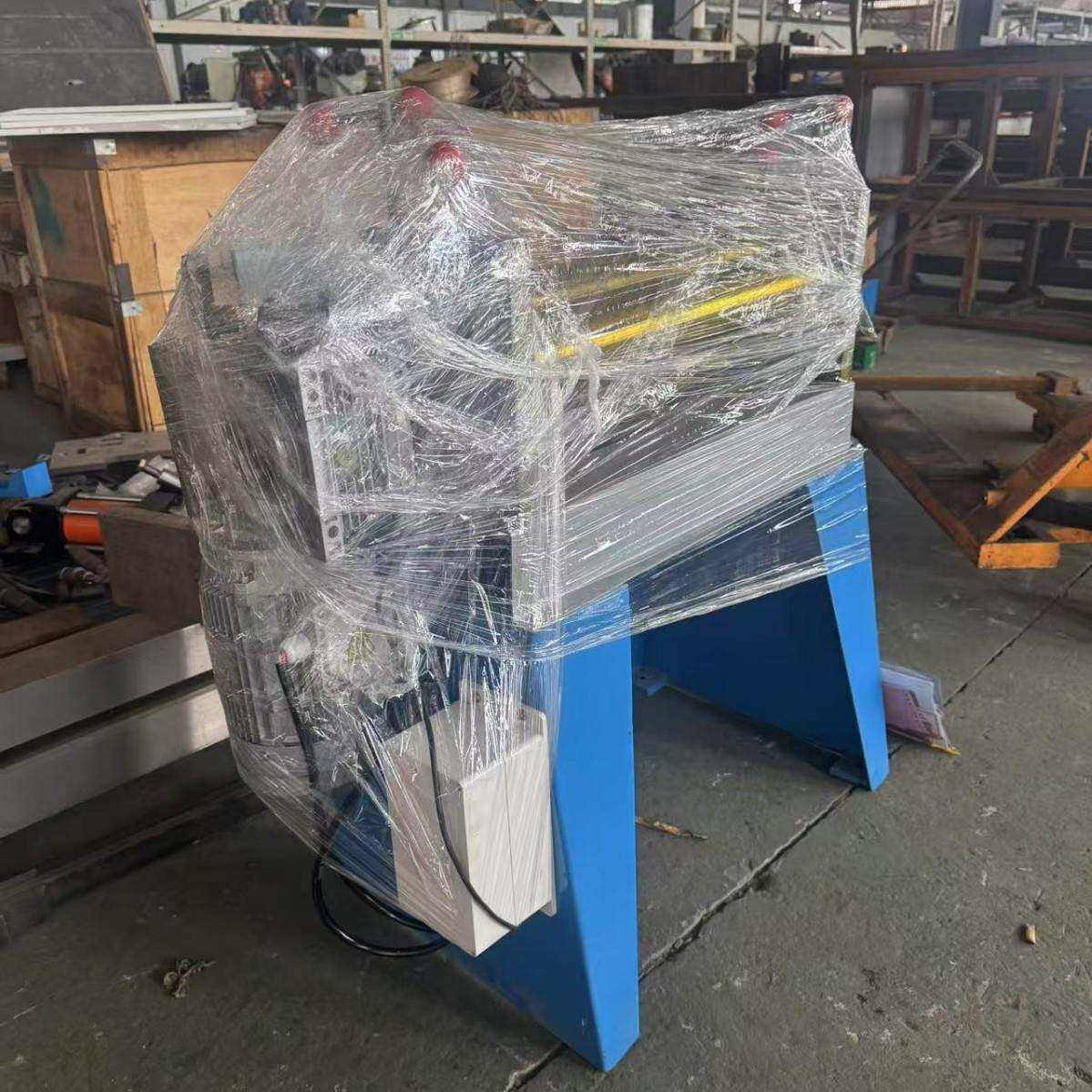 偏三辊卷圆机电动小型卷板机三辊卷筒机不锈钢保温通风滚圆机