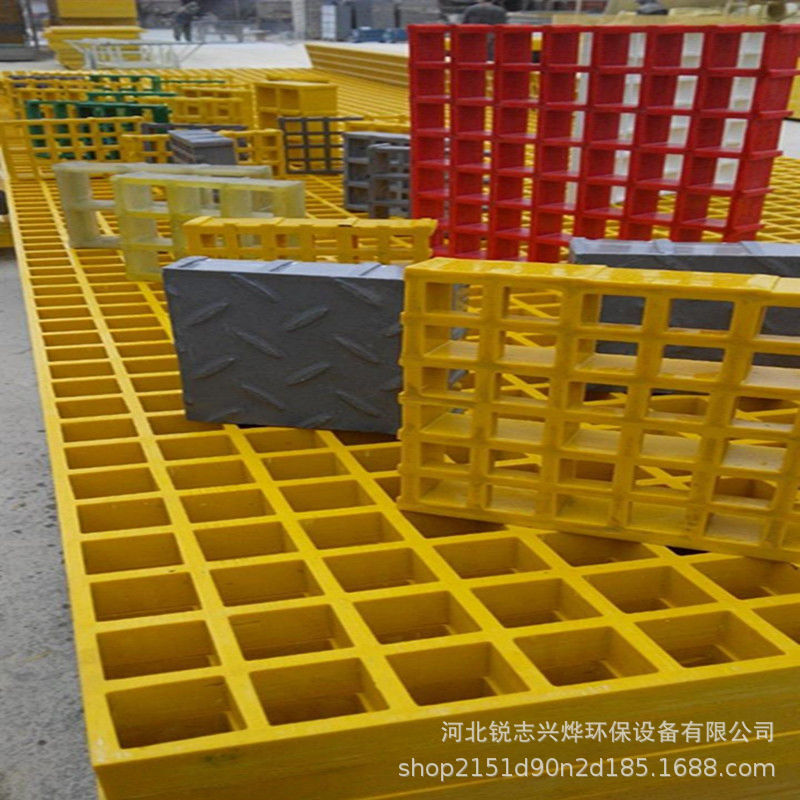 玻璃钢格栅 洗车店排水格栅板养殖场网格板市政绿化树篦子