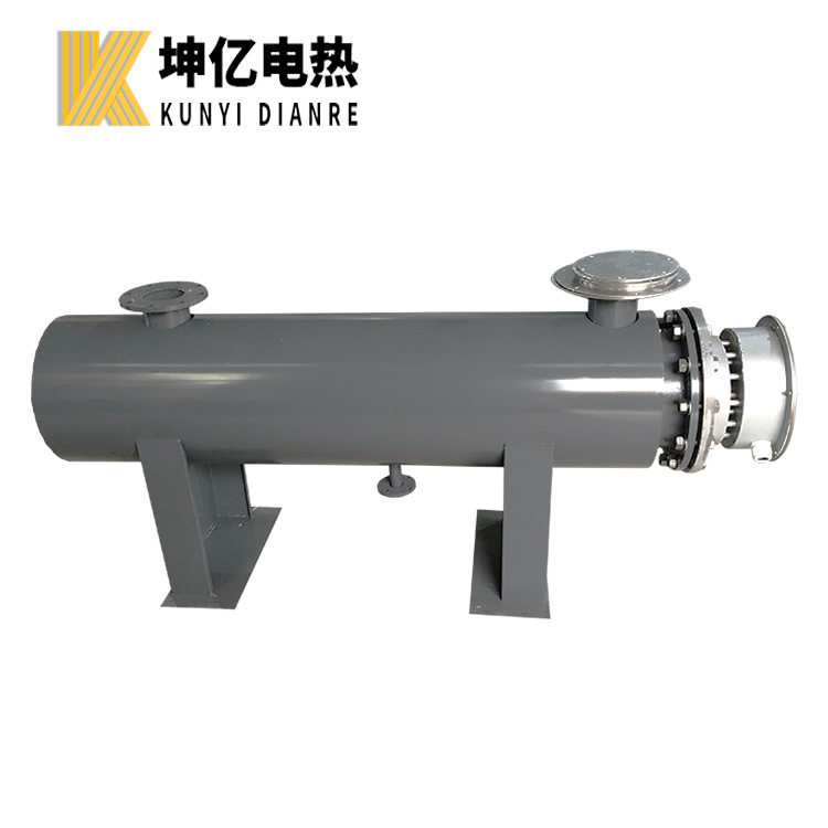 坤亿电热 管道加热器 水箱循环辅助电加热器 水管道供暖电加热器