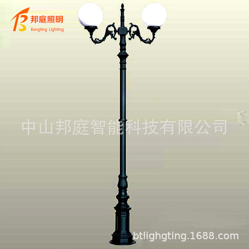 户外庭院灯防水小区路灯欧式花园别墅景观灯室外广场照明灯高杆灯