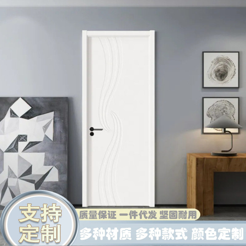 复合实木门室内门房门隔音抗压入户卧室门烤漆简约雕花房间门批发