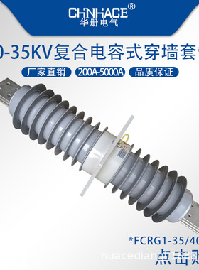 FCRG1-35/40.5kV/2500a-3150a-4000a5000a高压复合电容式穿墙套管