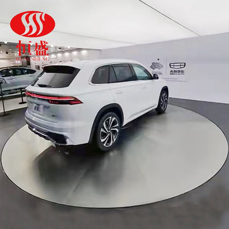 厂家现货汽车旋转台展厅旋转展台电动旋转圆台车展旋转台工业转台