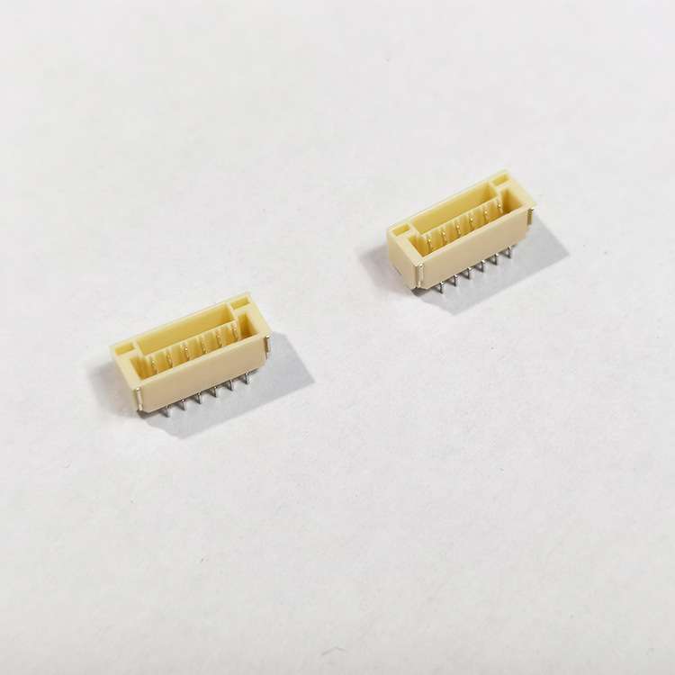 供应GH1.25卧式贴片编带连接器GH1.25-2A带扣耐温卧贴针座