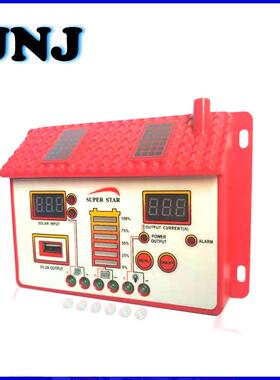 JNJ房子型太阳能控制器20a12V/24VLED数显屏带USB智能数显屏