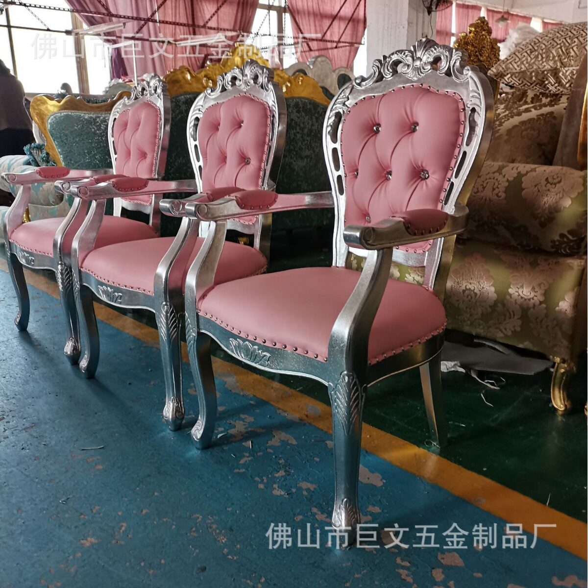 【JH-HL17】厂家直销高档大气欧式国王椅 婚庆酒店宴会厅装饰椅