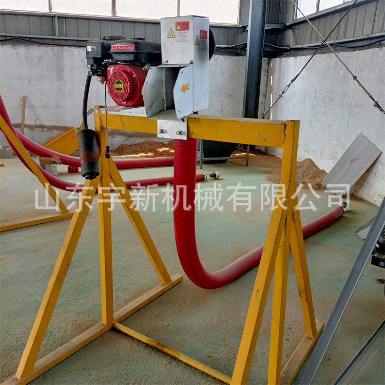 160管径沙子水泥上料机耐高温物料输送机软管螺旋吸粮机