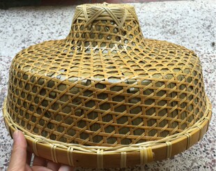 海边风情竹编竹帽渔夫渔民帽道具舞蹈帽装饰帽遮阳斗笠帽2顶起发