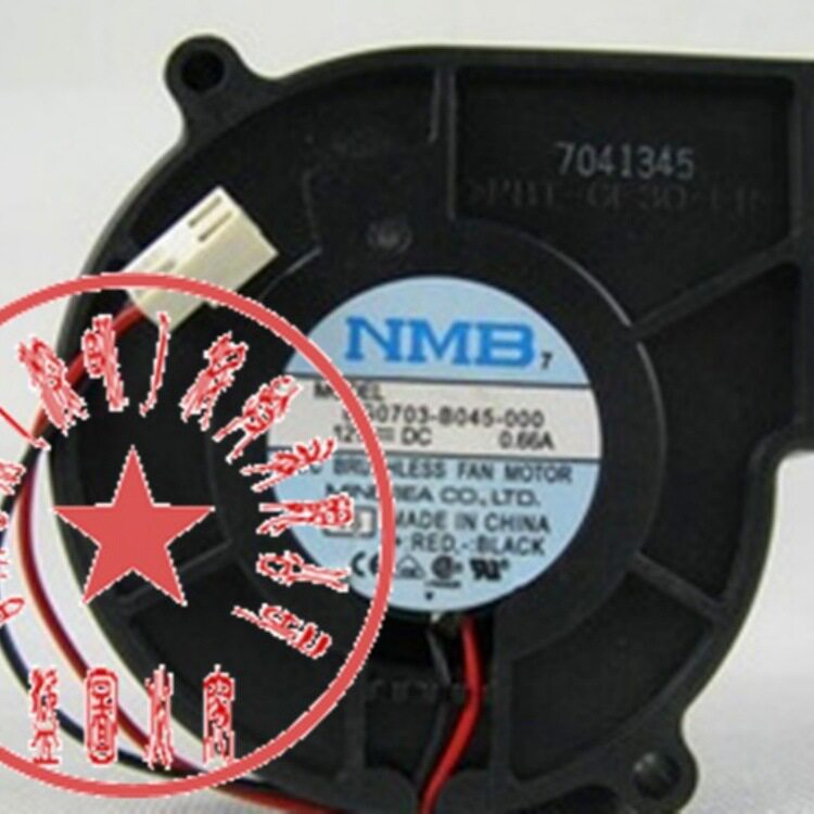 NMB 7530鼓风机 12V 0.38A 0.66A静音大风离心涡轮投影机散热风扇