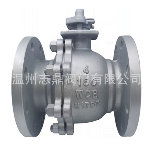 Q41F美标法兰浮动O型球阀手动操作WCB铸钢水用球阀