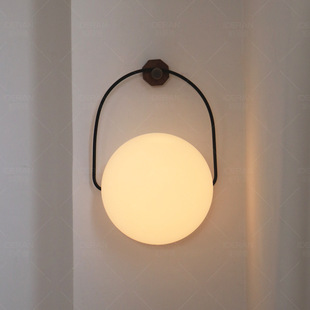 法式中古风壁灯复古床头壁灯简约新款高端充电看书睡眠卧室氛围灯