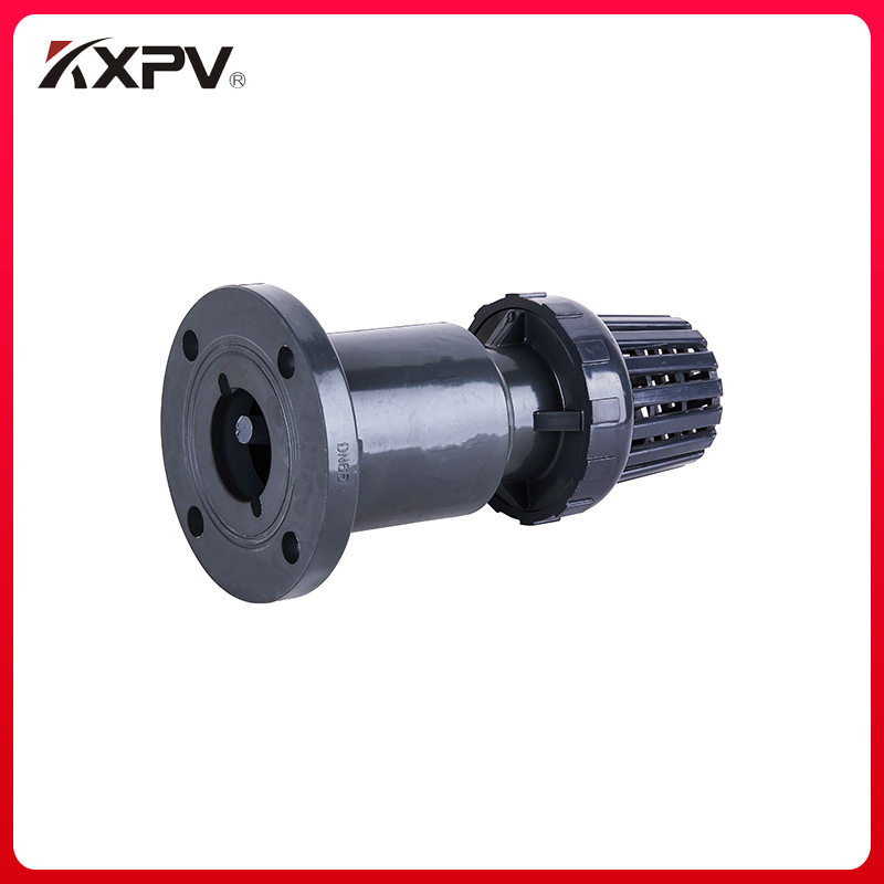 凯鑫供应 工业用耐腐蚀 UPVC塑料底阀 KXPV UPVC法兰底阀