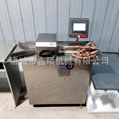 不锈钢蒜蓉肠自动绕线扎线机 双路灌肠打结机 火腿肠分段打结机