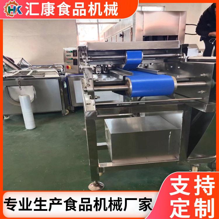 五花猪肉横刀切片机多层鲜肉切片机鸭胸肉切片机诸城汇康机
