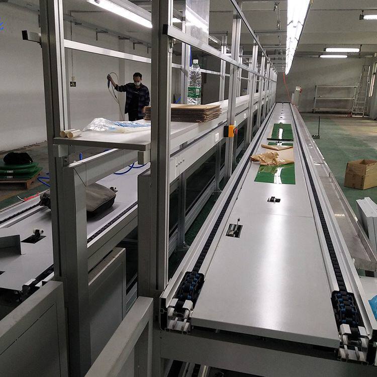 观澜水平循环线工装板装配线 双线圈电磁阀自动生产线总装线