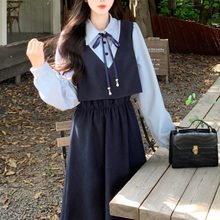 十八岁成人礼礼服女高中生微胖女生高级感裙子女孩穿搭学生连衣裙