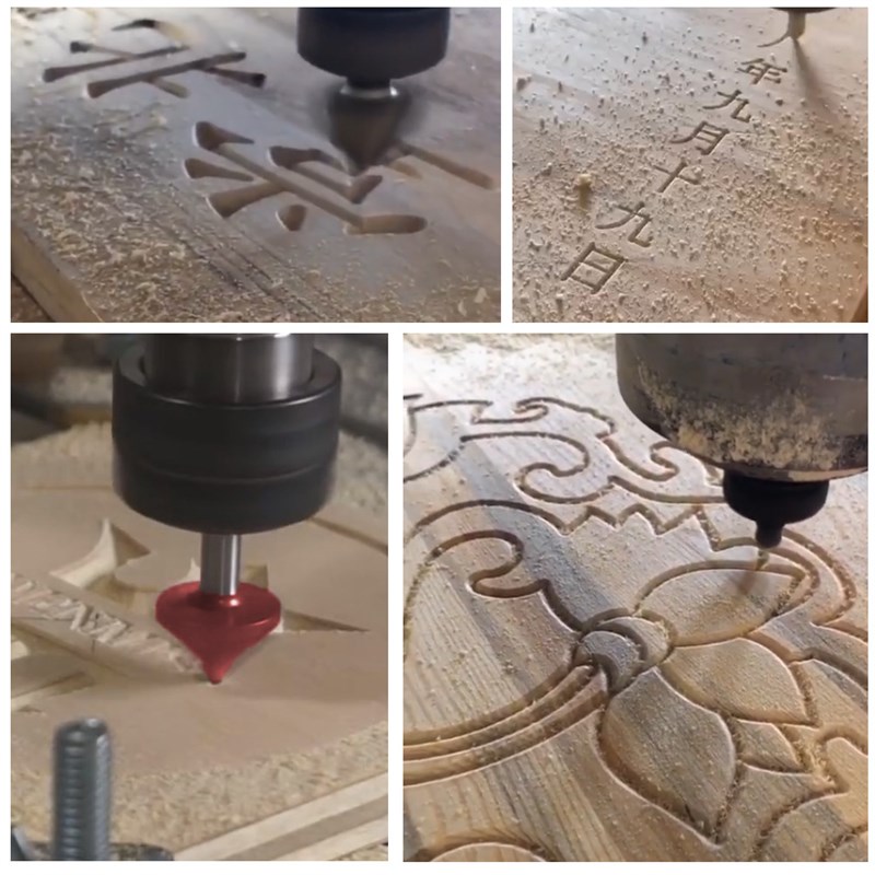 8mm柄60度90120度150度3D刀V型刀三维刀电脑雕刻刀木工刀v型铣刀