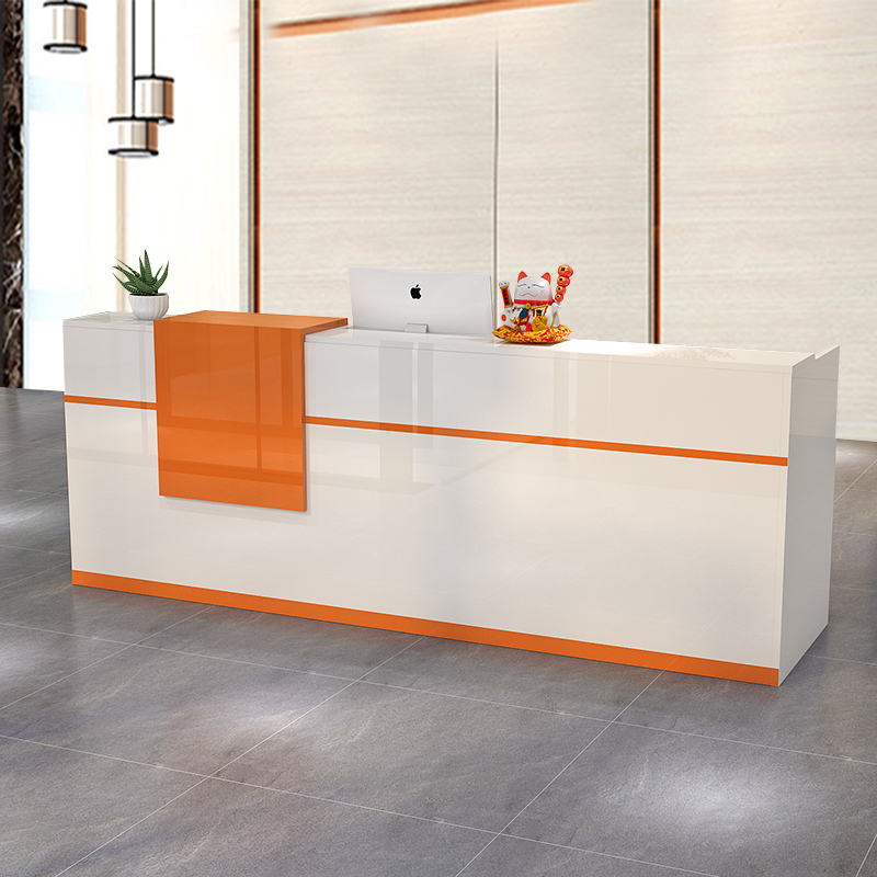吧台柜简约商用店铺公司前台接待台收银台小型美容院服务咨询定制