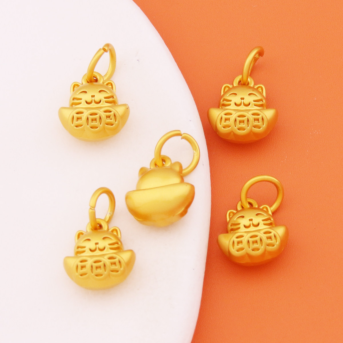 批发保色铜钱猫咪挂件混批手工手链项链配件diy饰品配件吊饰挂坠,饰品/流行首饰/时尚饰品新,其他DIY饰品配件,淘宝优惠券,粉丝福利购,淘宝优惠卷