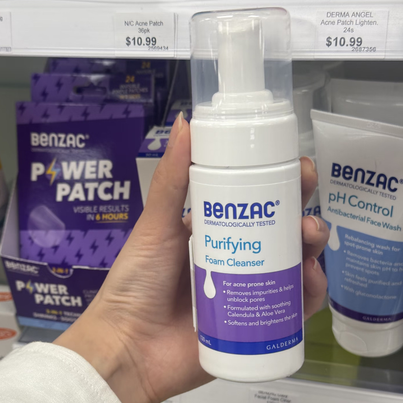 澳洲直邮Benzac过氧化苯控油泡沫洗面奶洁面乳油性混合肌肤祛痘1