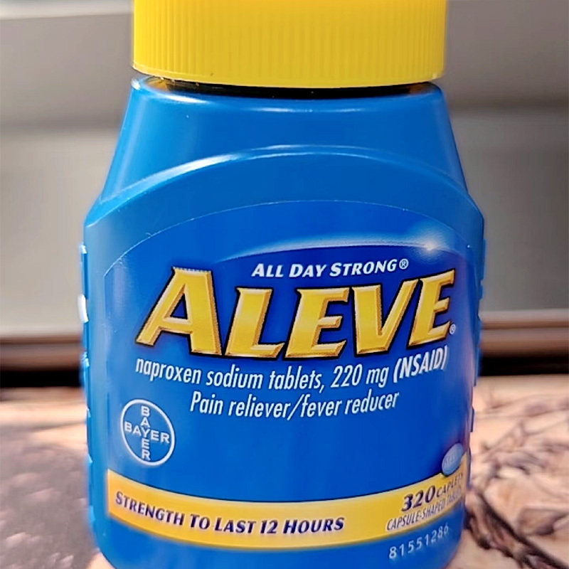 美国直邮拜耳aleve萘普生钠止痛片bayer缓解关节炎风湿骨痛经1